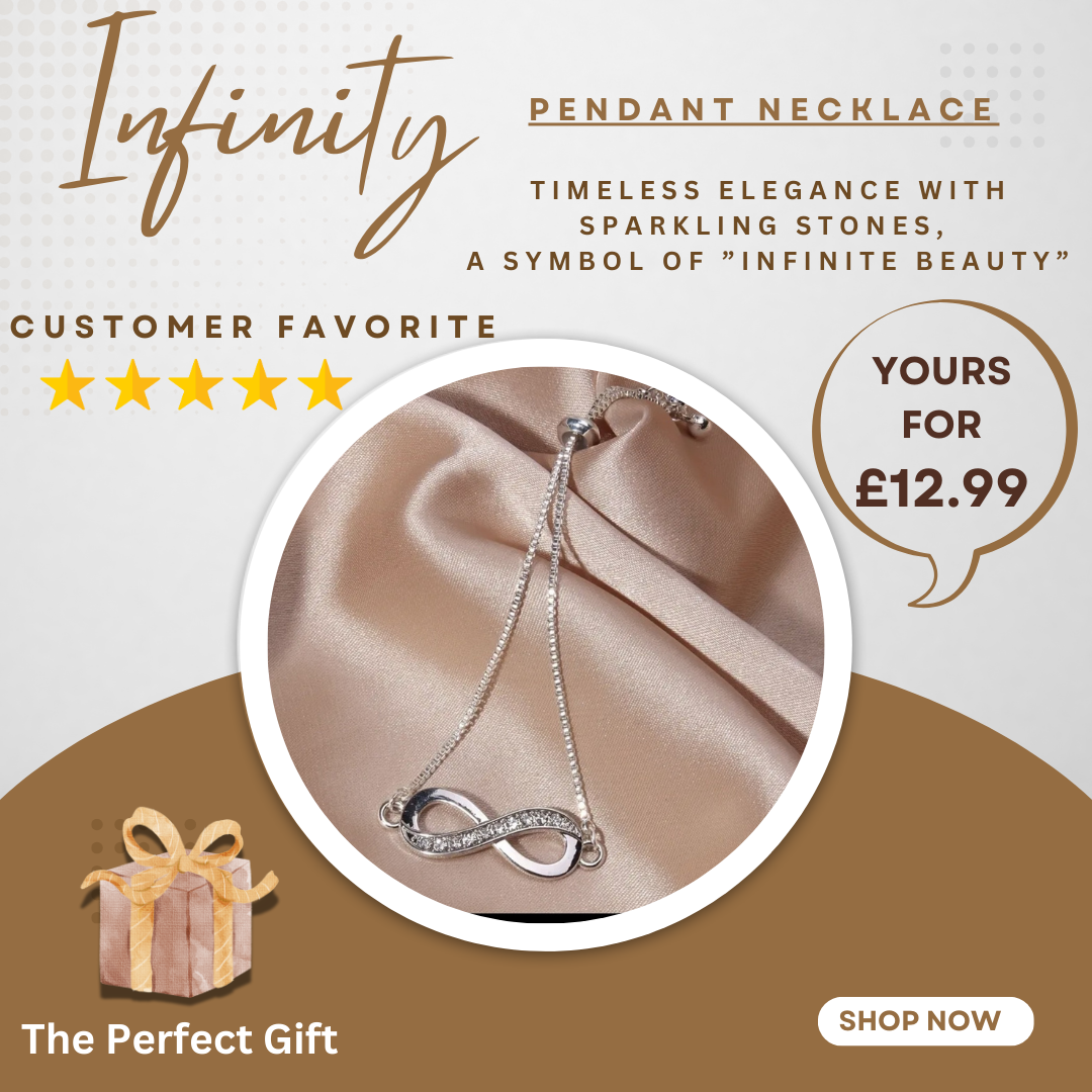 Sparkling Elegance Infinity Necklace