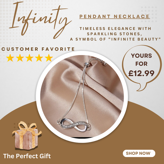 Sparkling Elegance Infinity Necklace