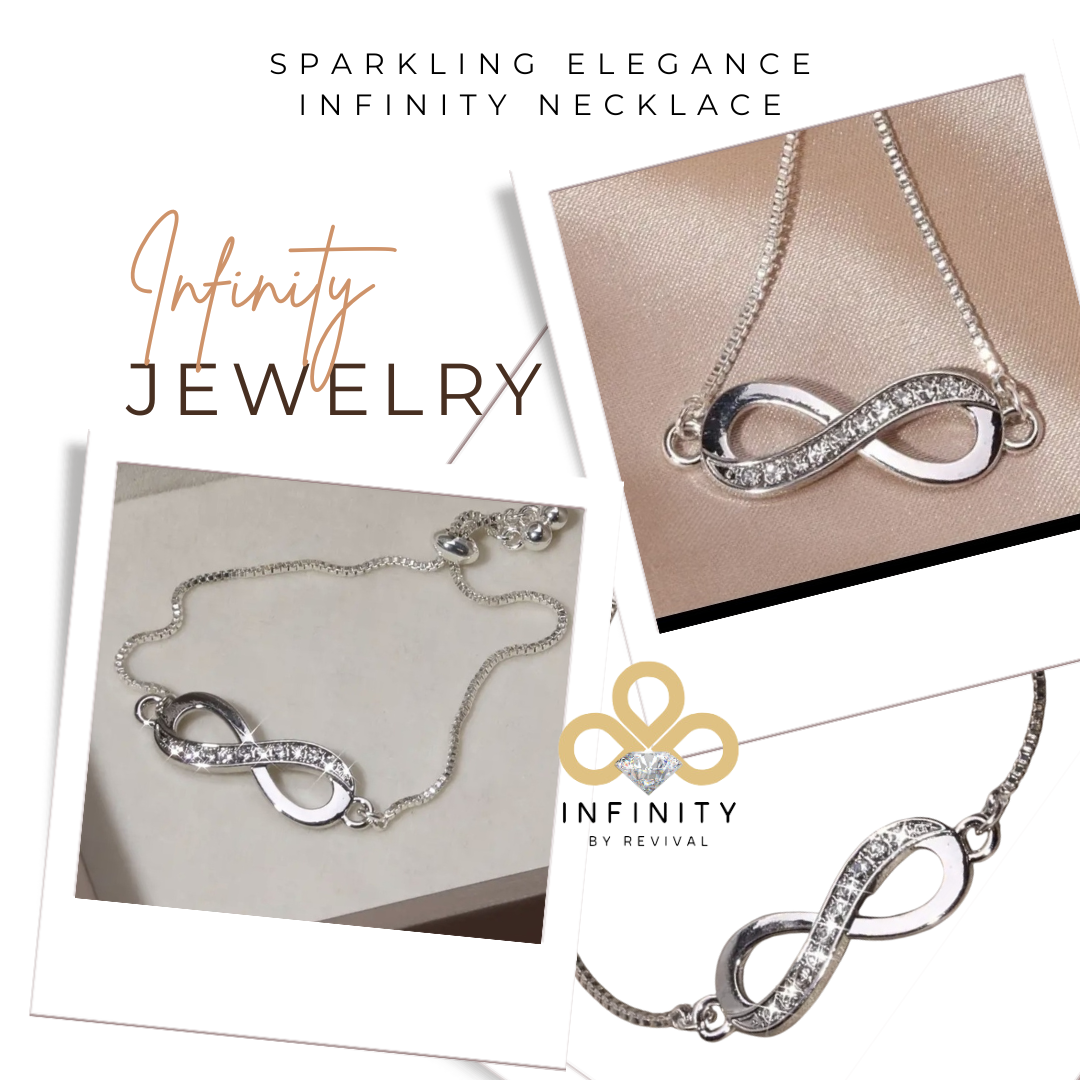 Sparkling Elegance Infinity Necklace